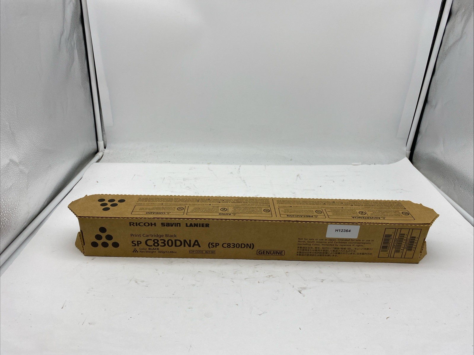 Genuine Ricoh Savin Lanier Print Cartridge SP C830DNA C830DN 821181 BLACK