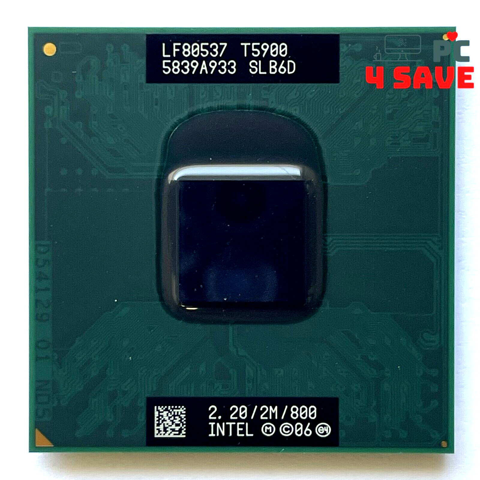 Intel Mobile Core 2 Duo T5900 2.20GHz Socket P 478 Laptop CPU Processor SLB6D