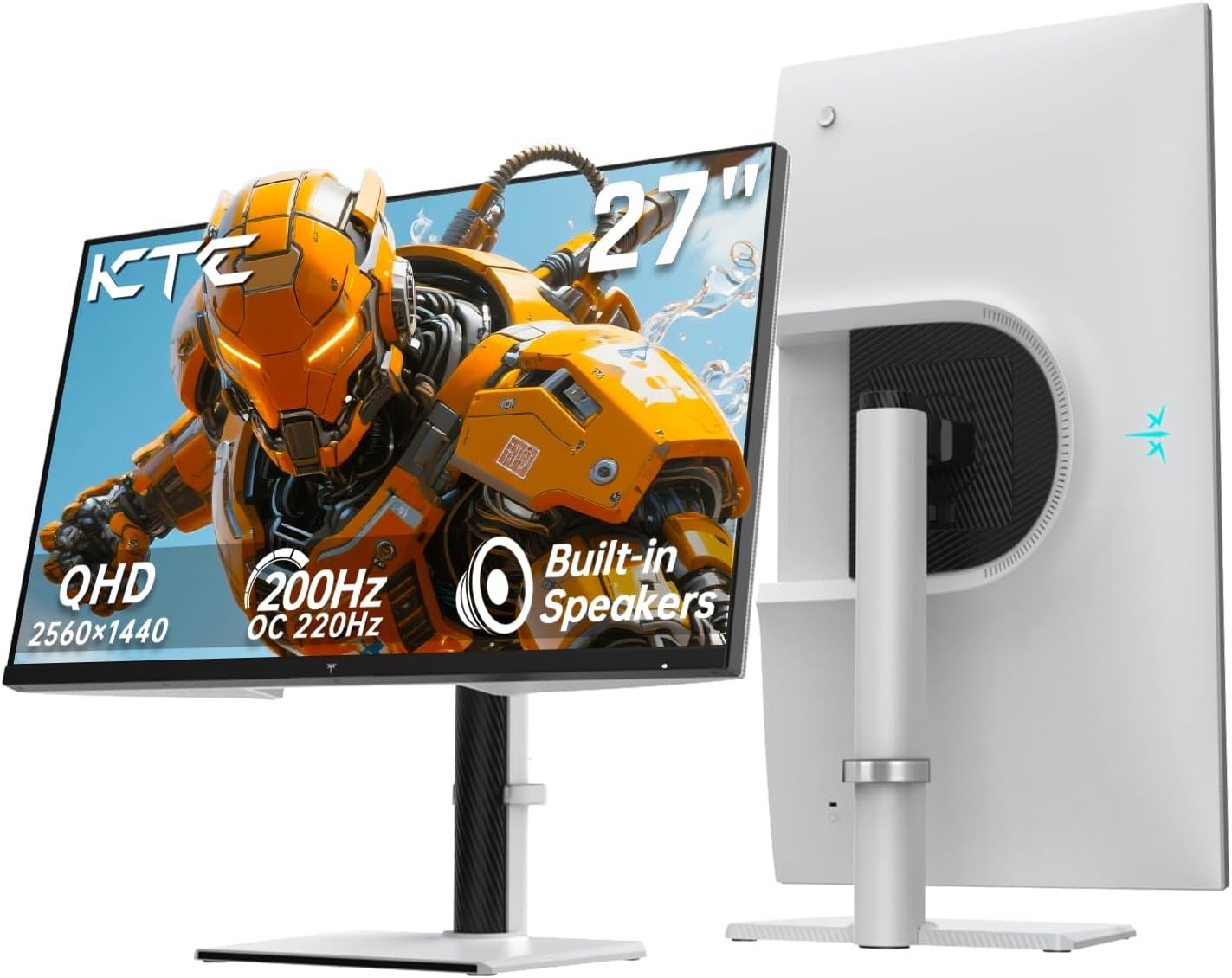 KTC H27T6 27" Gaming Monitor 2K 200Hz,Fast IPS,Adaptive Sync 1ms With Speakers