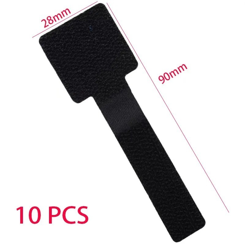 Reusable Cable Ties Cord Organizer Self Adhesive Adjustable Wire Straps Desk