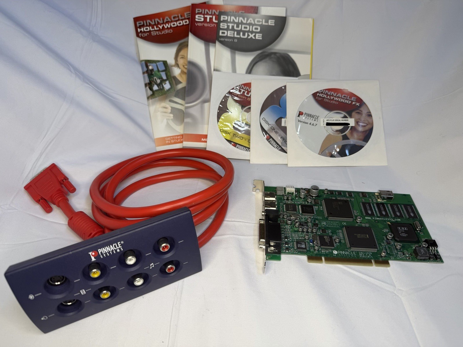 Pinnacle Systems Video Editing Capture Card Callisto 51011615 Rev 7.0 w/Blue Box