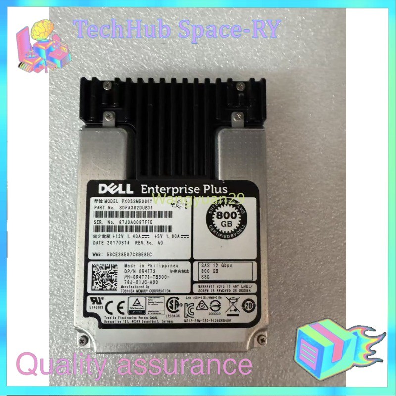 NEW 0CN3JH CN3JH DELL PX05SMB080Y 800GB 2.5" SAS 12G MU SSD Solid State Drive