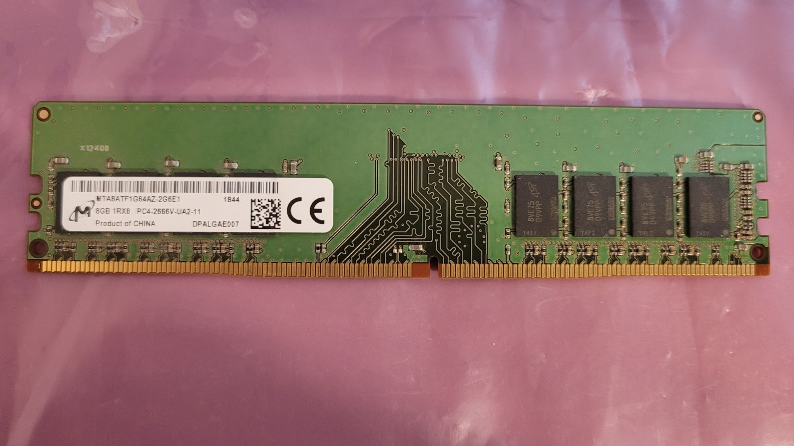 Micron 8GB PC4-2666 PC4 21300 DDR4 2666MHz CL19 Desktop Memory RAM