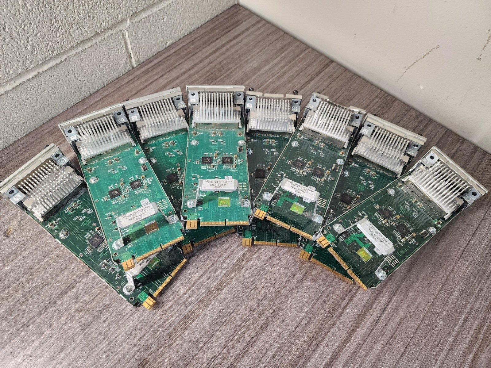 LOT OF 8 Cisco C3850-NM-4-1G 4-Port Ethernet Network Module