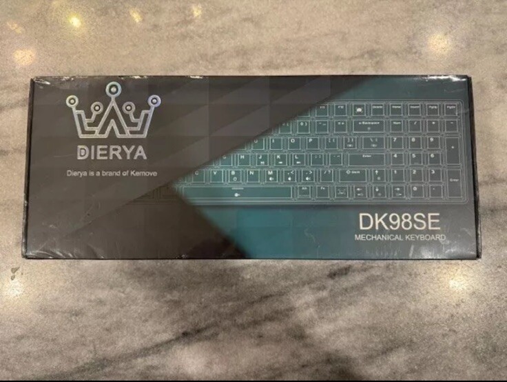 DIERYA DK98SE Gaming KeyboardWired Mechanical Keyboard with Linear Red Switch...