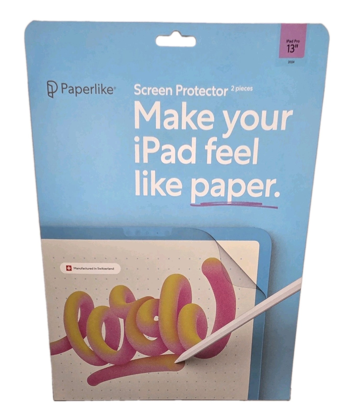 Paperlike Screen Protector (2x) for iPad Pro 13” (2024) Authentic Paper Feel