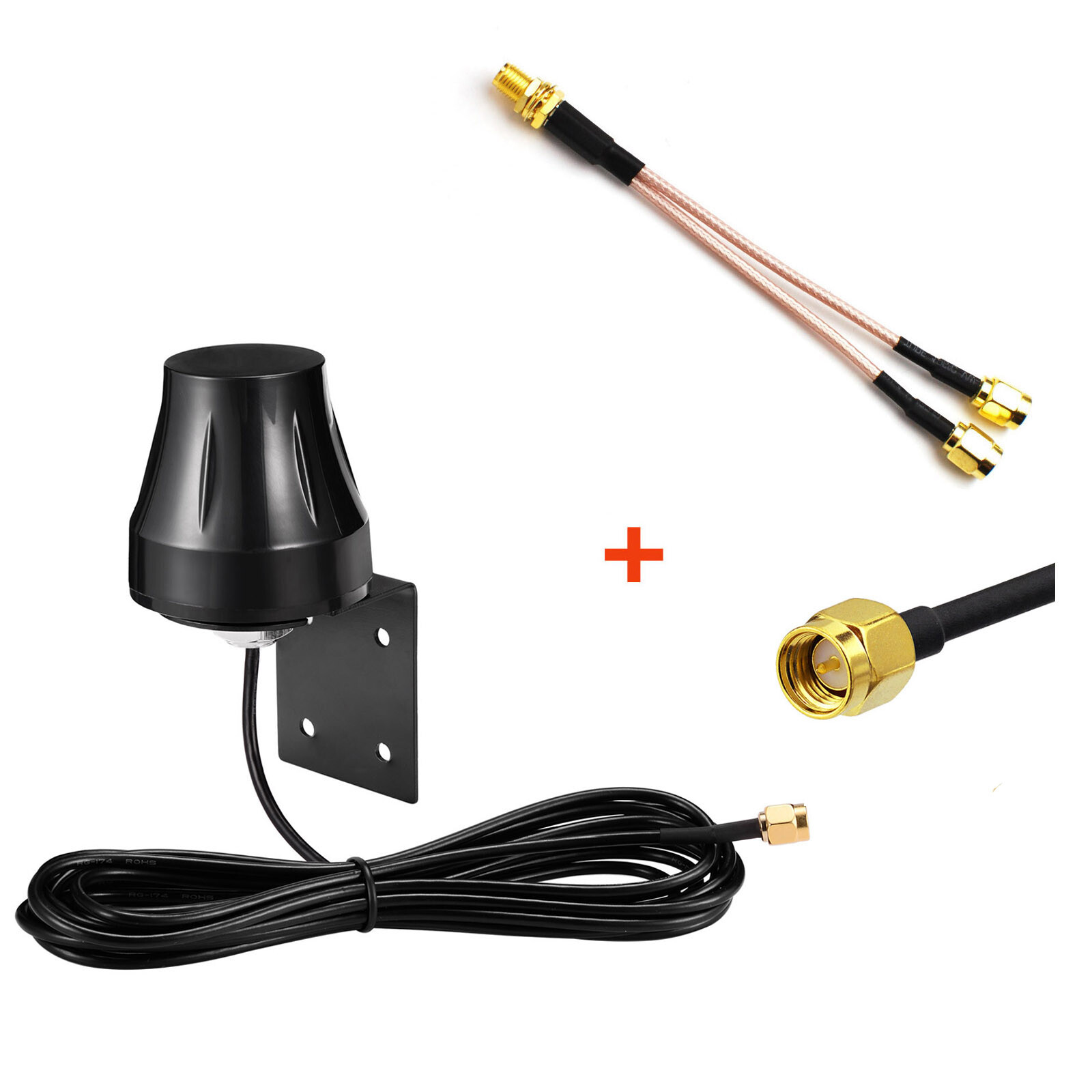 Omni 4G 3G MIMO External Antenna SMA 3m For TP-LINK TL-MR6400 AC750 MR200 Router