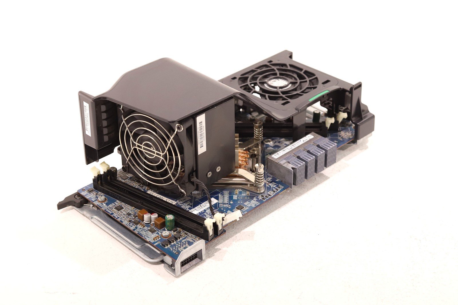 HP Z620 Second CPU Riser Card W/Heatsink & Fan P/N: 689471-001 647288-001 Tested