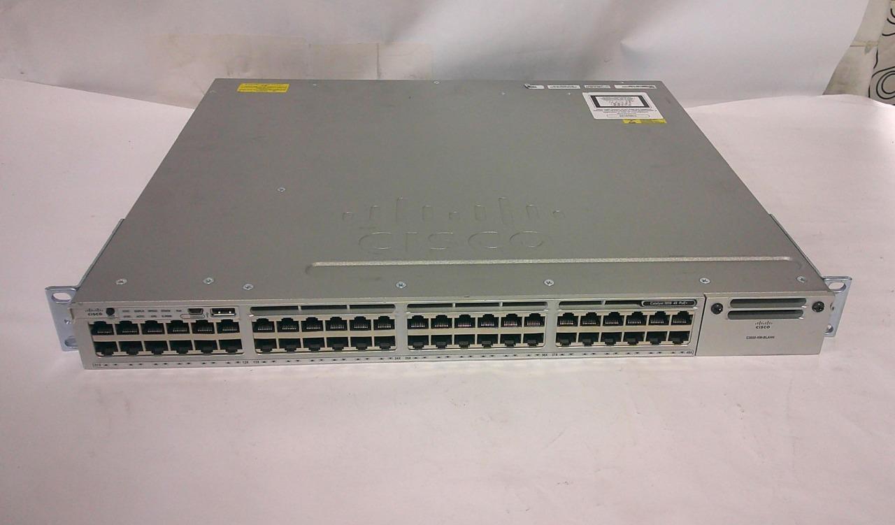 Cisco Catalyst 3850 PoE+ WS-C3850-48P-E 48-Port Switch