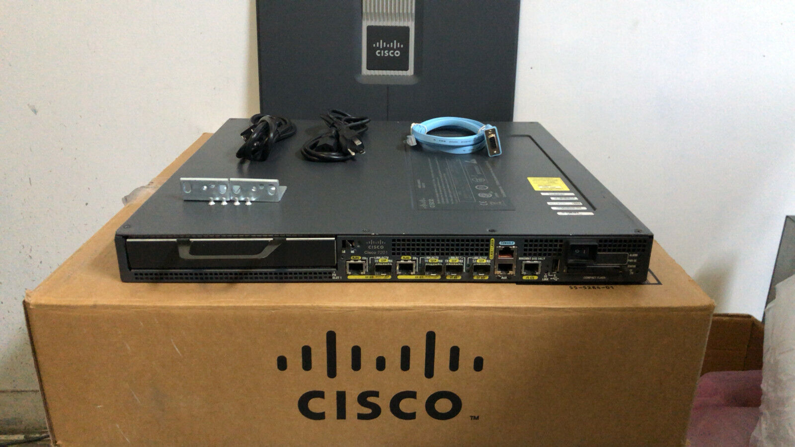 Cisco 7201 4-Port Gigabit Router CISCO7201 Dual AC Pwr NPE-G2 2Gig DRAM ios-15.2