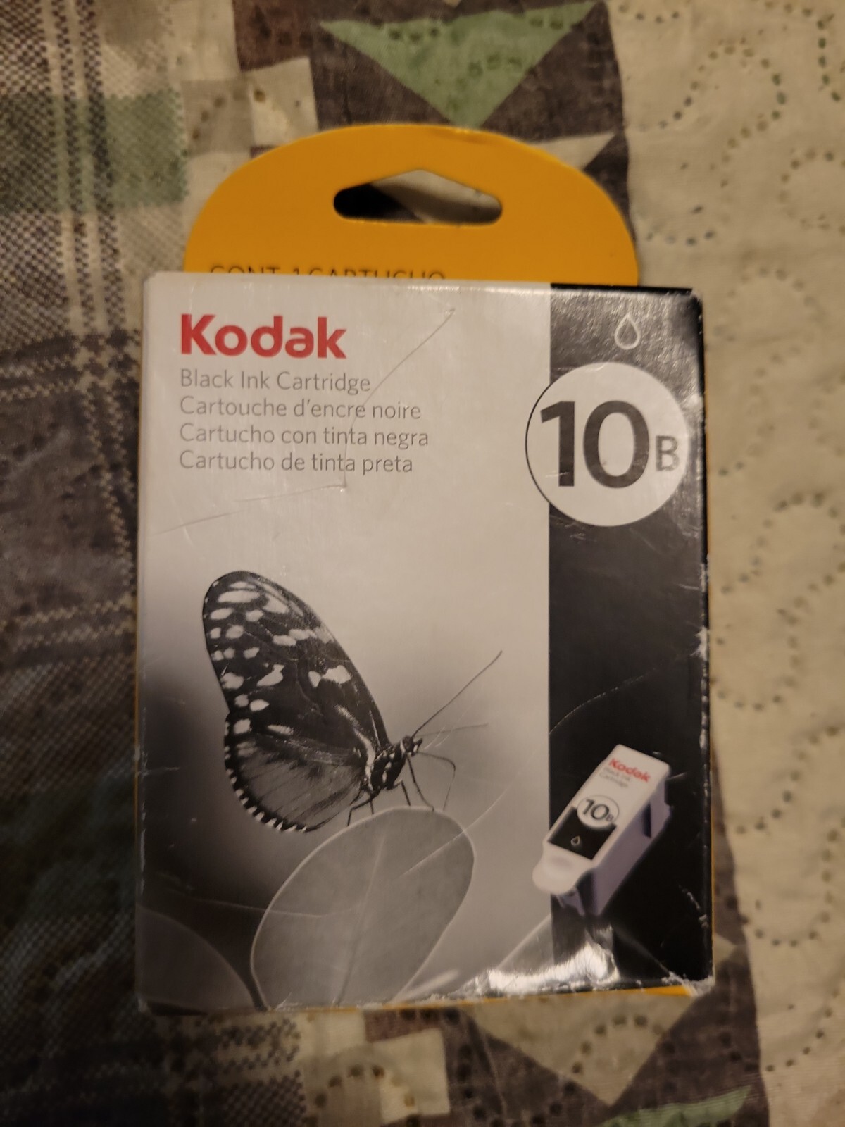 Kodak 10 B Black Ink Cartridge New Factory Sealed Genuine OEM Ink