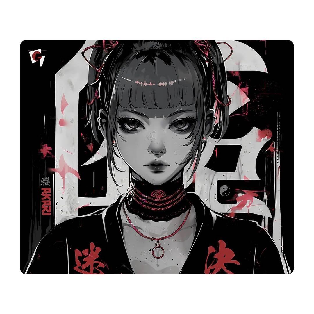 GLSSWRKS Akari Premium Glass Mousepad Red Gaming Mousepad Limited Edition