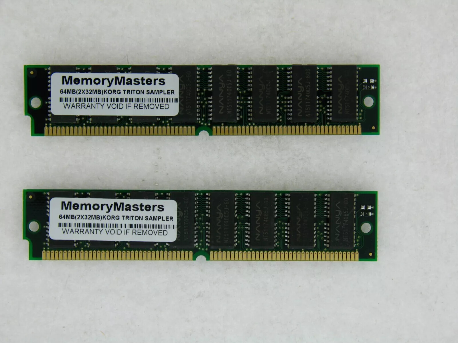 GOLD 64 MB MEG 2*32MB RAM MEMORY KORG TRITON PRO X Le PROX CLASSIC TR USED