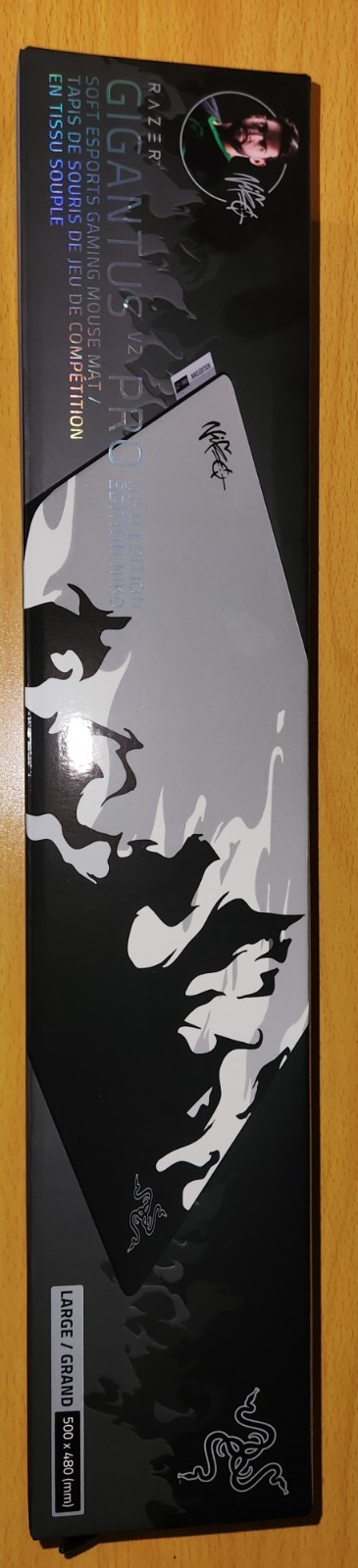 Razer Gigantus V2 Pro NiKo Edition Mousepad Black White Gray Sealed