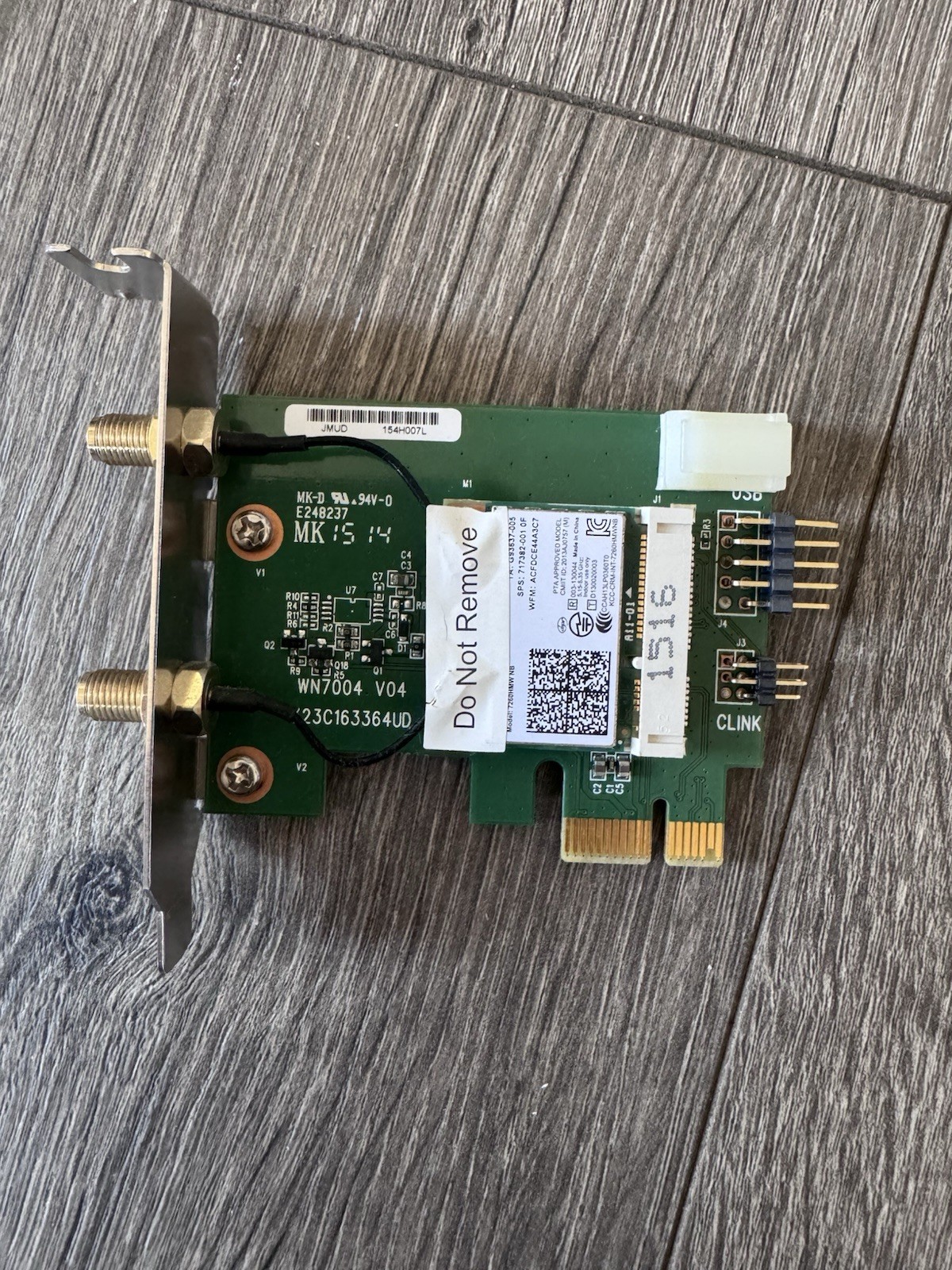 HP WN7004 V04 Wireless PCI Express Network Card 2 Ports for HP