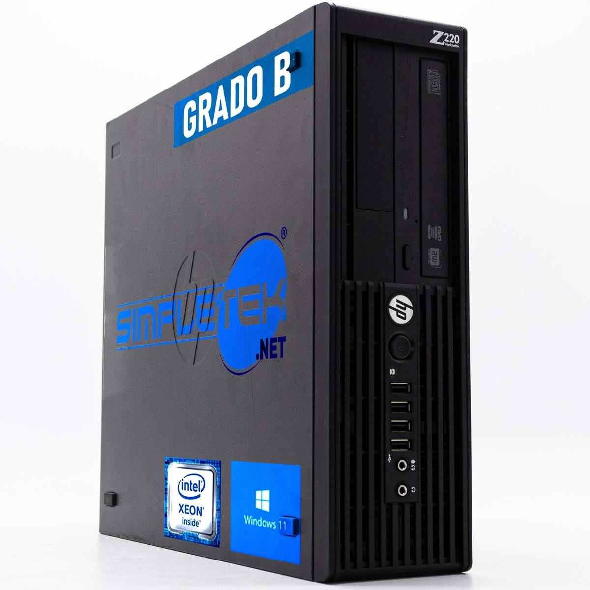 HP Z220 SFF Workstation Intel Xeon Windows 11 Pro 16GB 960GB DVD-RW