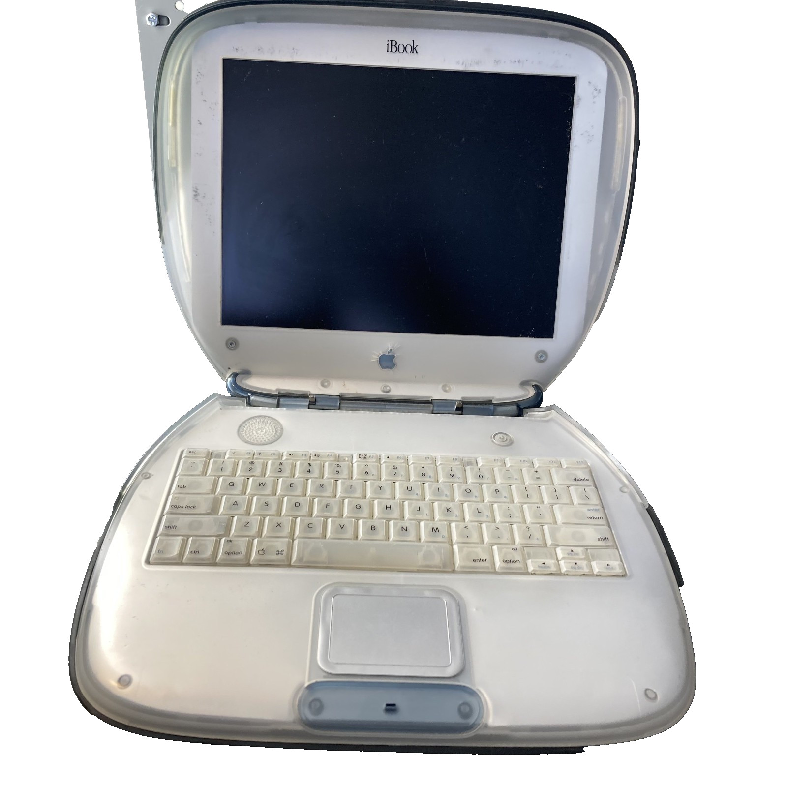 Vintage Apple iBook G3 Clamshell M2453 Dead HDD For Parts As is