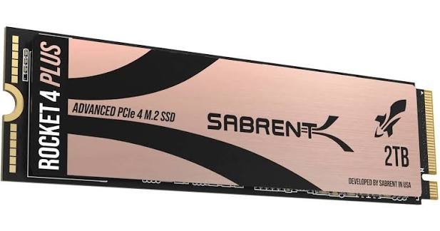 SABRENT 2TB Rocket 4 Plus NVMe 4.0 Gen4 PCIe Solid State Drive SB-RKT4P-2TB