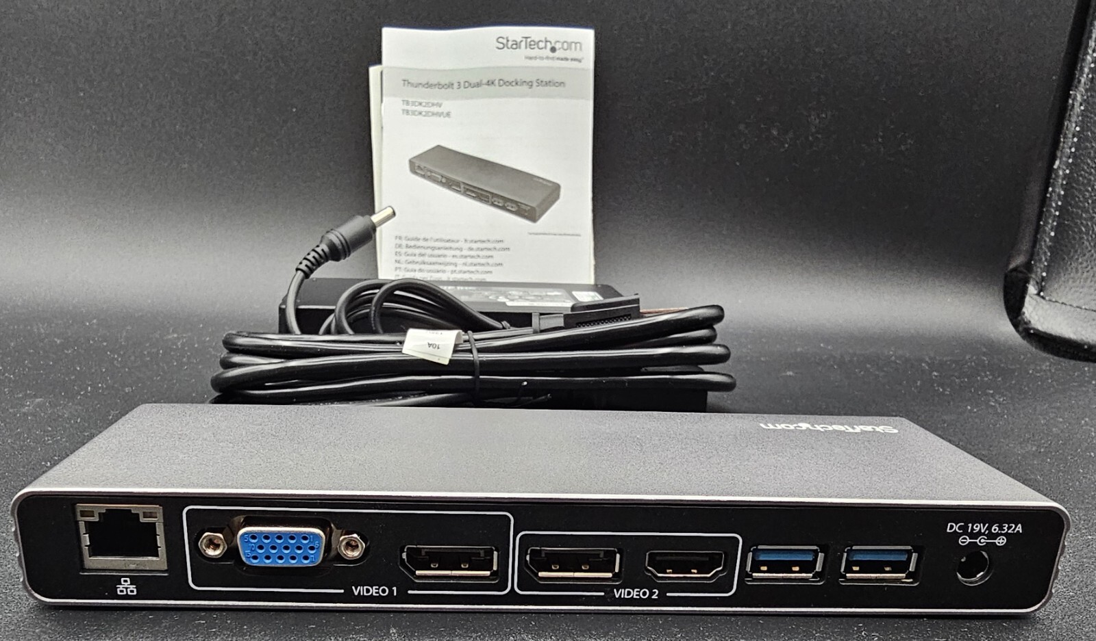 StarTech Thunderbolt 3 Laptop Docking 85W 4K ENET HDMI Mac & Windows  TB3DK2DHV