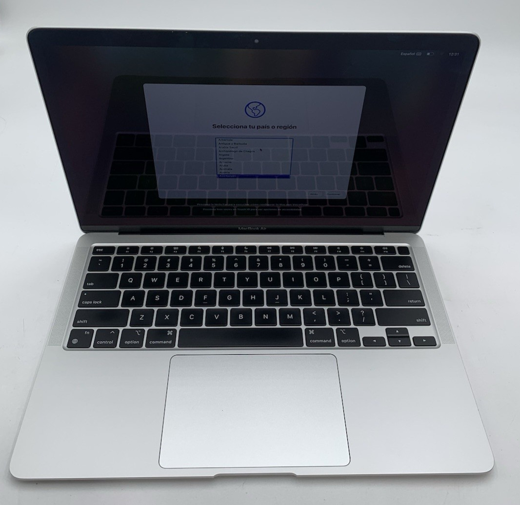 Apple MacBook Air 13" 2020 A2337 M1 3.2GHz 8GB DDR4 256GB SSD Silver -C/Dent