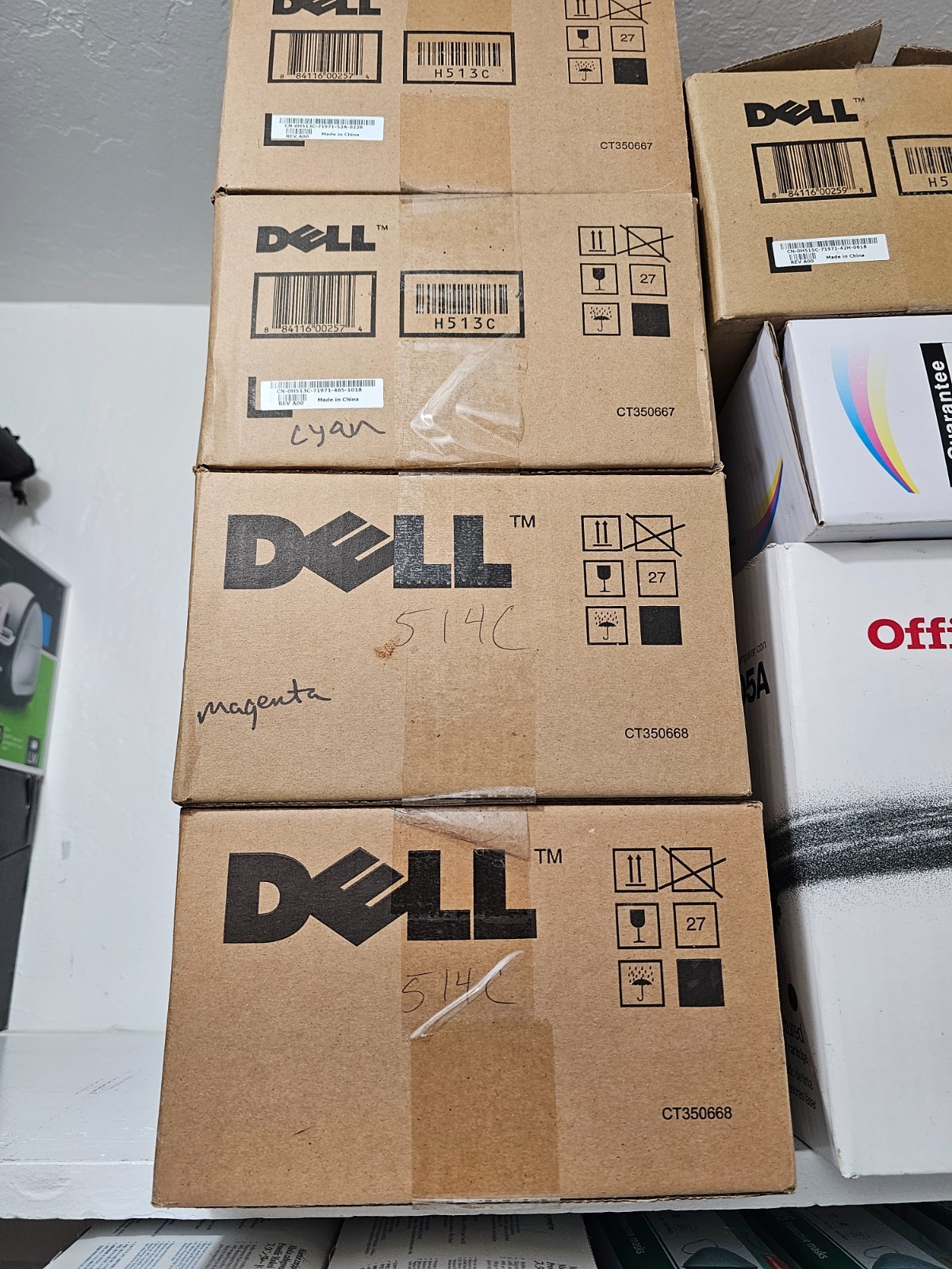 Genuine OEM Toner - H513C/H514C/H515C (3130CN) - Lot of 5