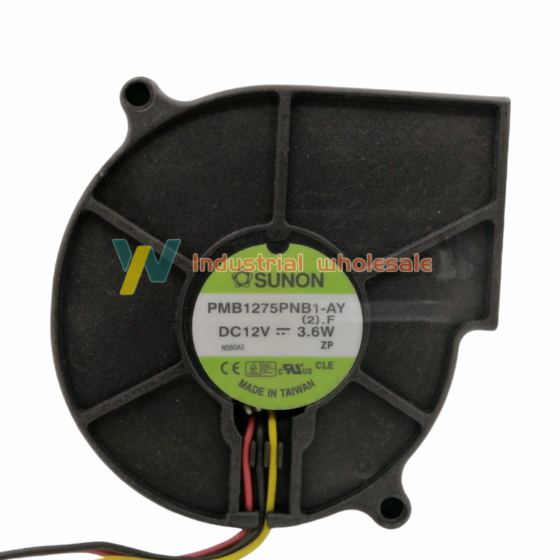 1PC brand new SUNON fan PMB1275PNB1-AY 12V 3.6W 7530 7CM 2wire PMB1275PNB1AY