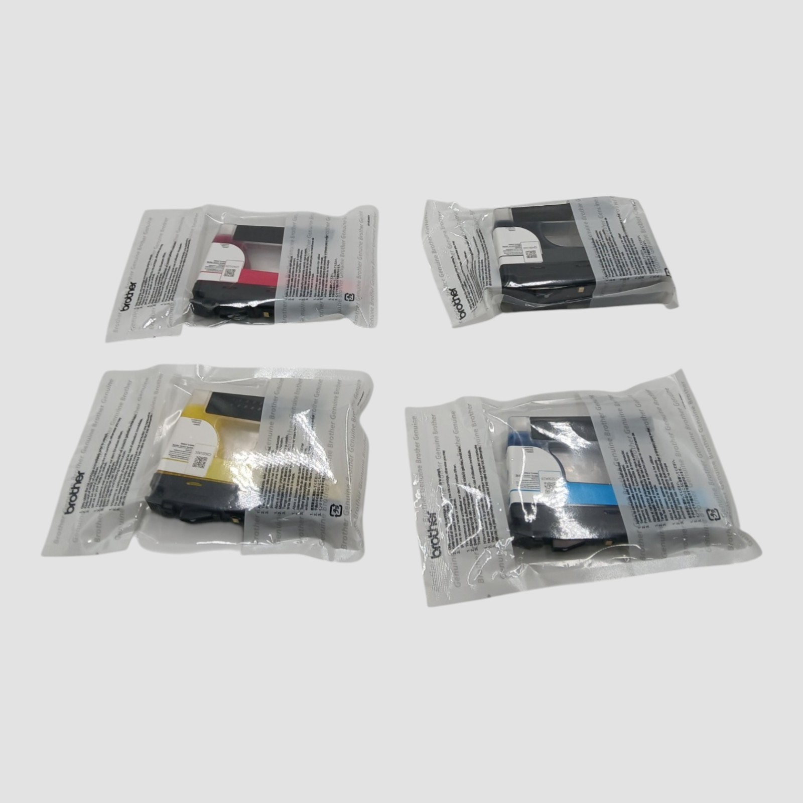 Brother Genuine LC3037 BK/C/M/Y Super High Yield Ink Cartridge Set- 4 Pack
