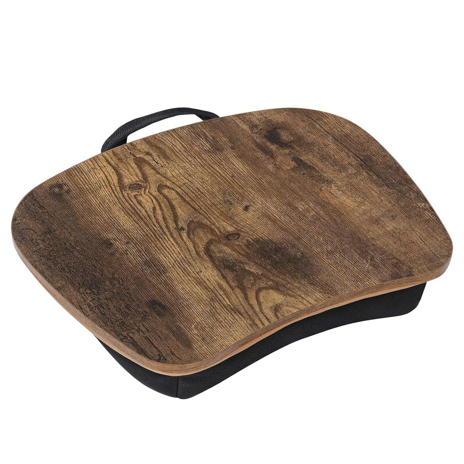 SONGMICS Lap Desk, Bed Tray, Laptop Table with Carry Handle, Cushion | Home Offi