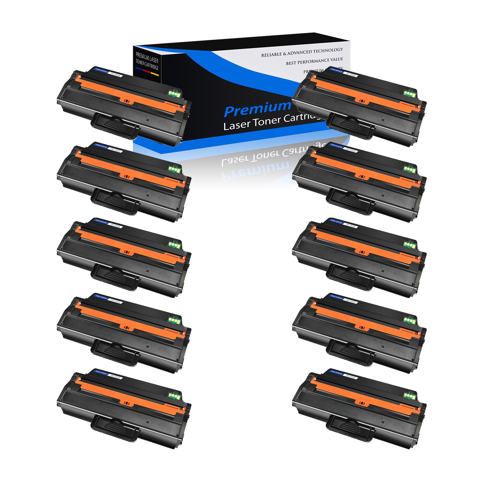 10 PACK MLTD103L Toner Cartridge for Samsung ML-2955DW 2955ND SCX-4729FD 4729FW