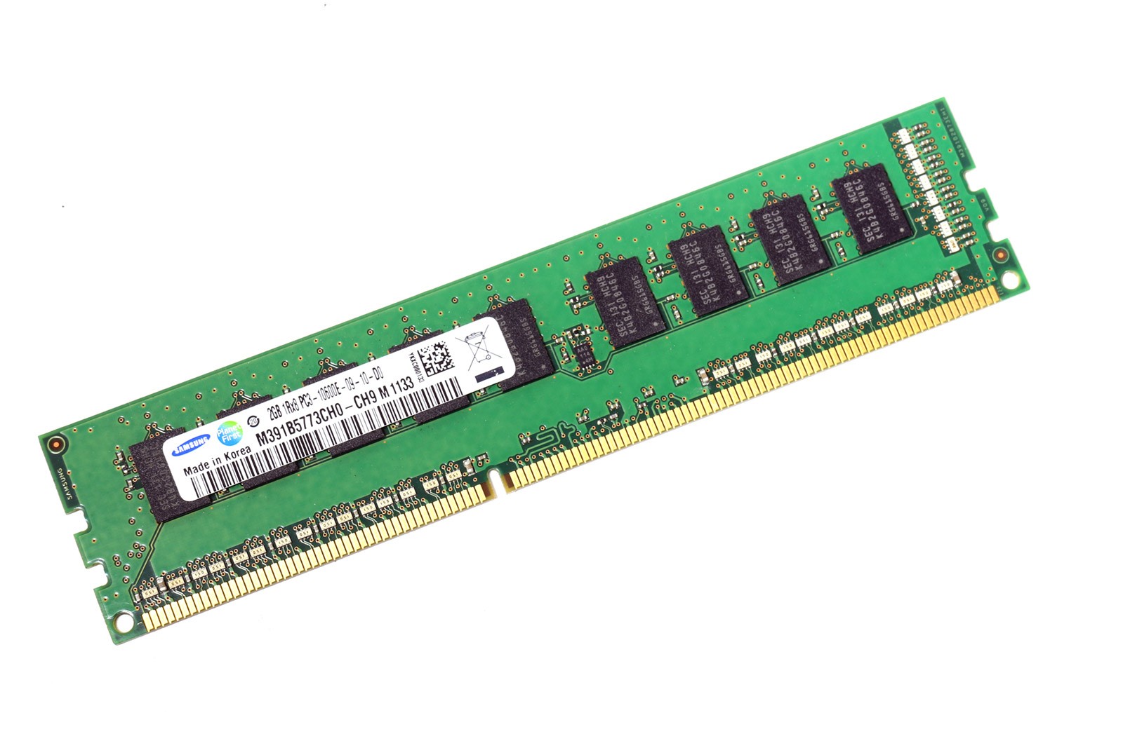 Samsung M391B5773CH0-CH9 PC3-10600E-09-10-D0 2GB Server memory RAM