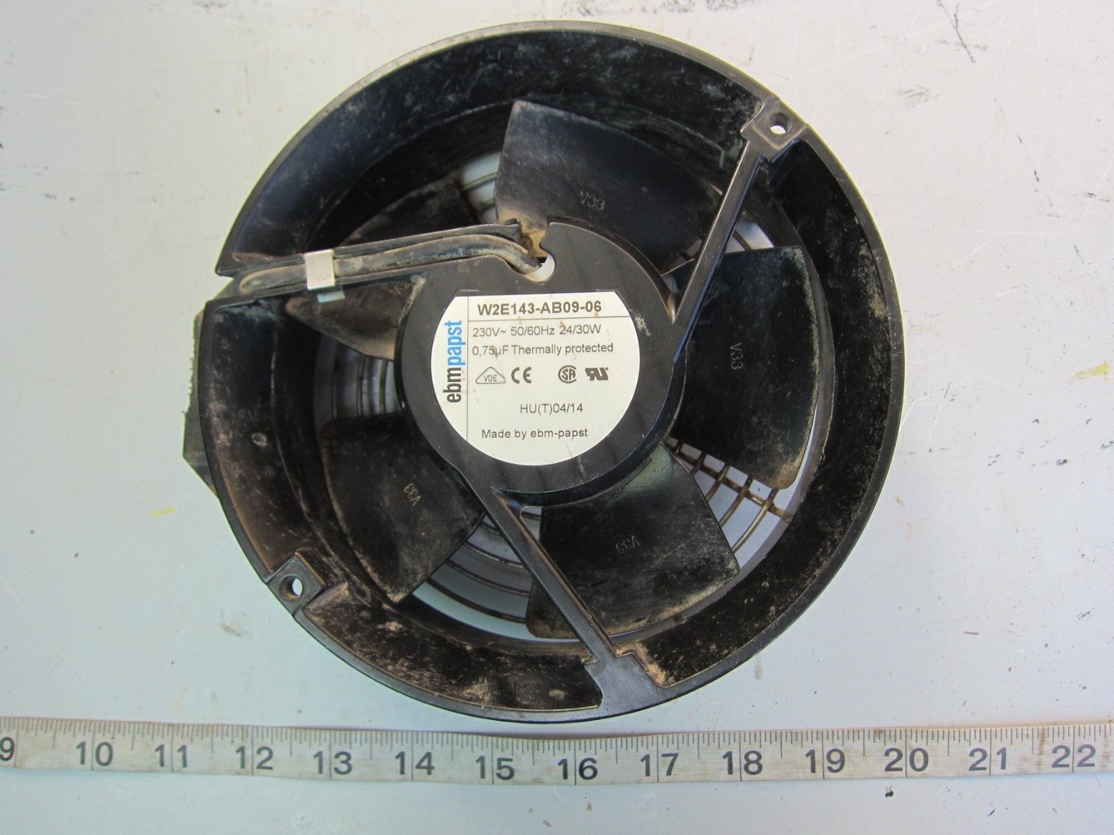 ebm-papst W2E143-AB09-06 230V Coil Axial Cooling Fan, Used