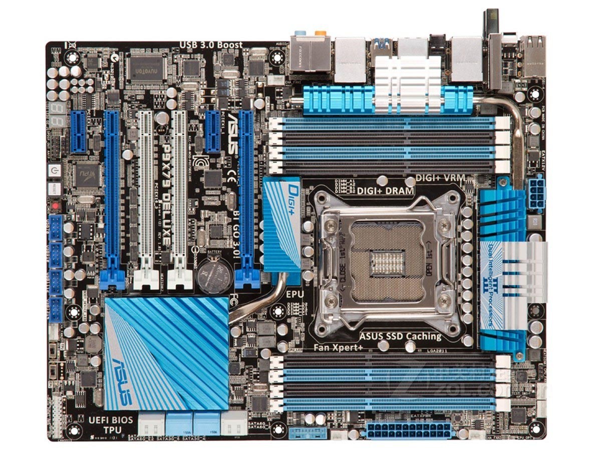 For ASUS P9X79 DELUXE motherboard X79 LGA2011 8*DDR3 64G ATX Tested ok