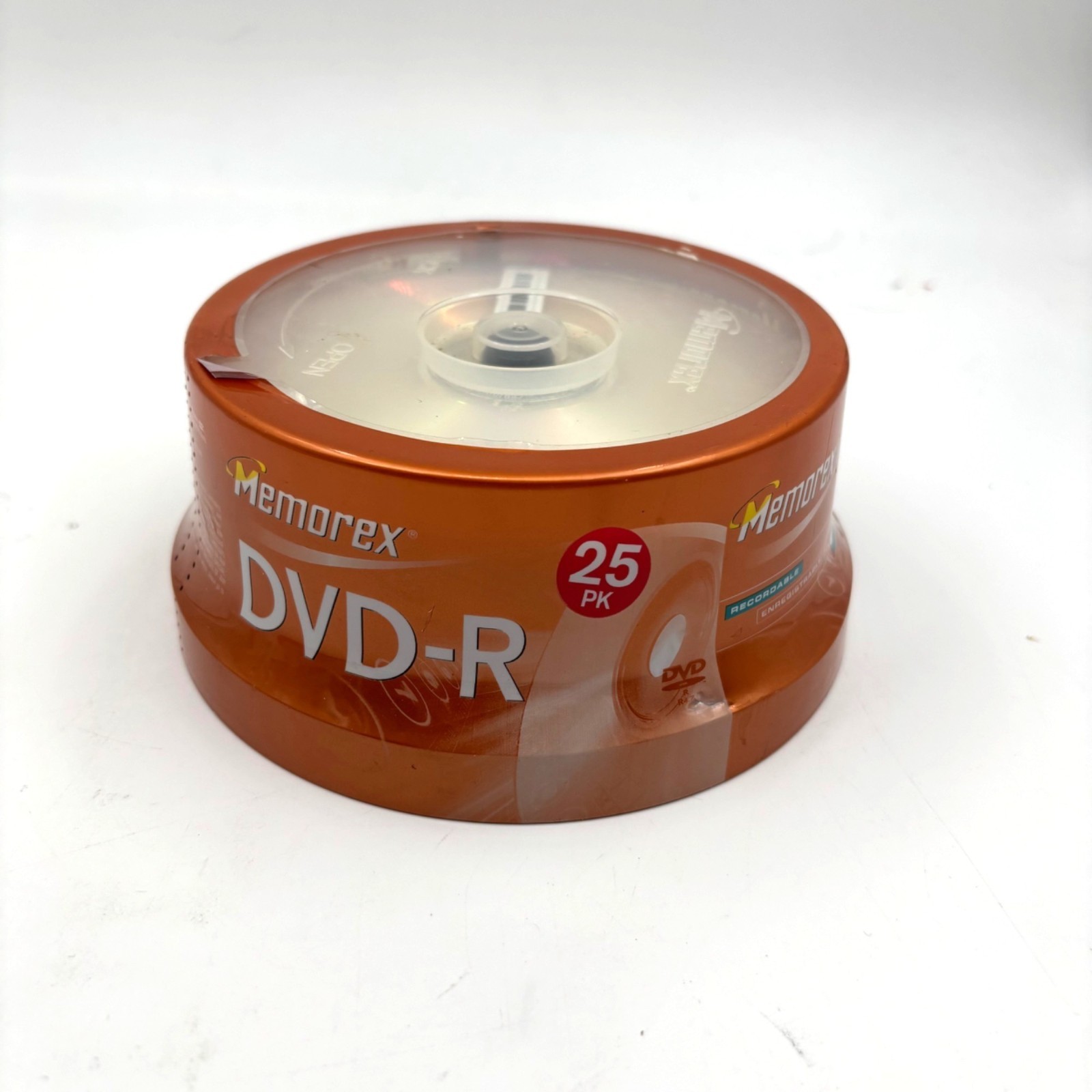 Memorex 25-Pack DVD-R 4.7GB 120 Min 8x Write Speed Discs In Spindle Case | New