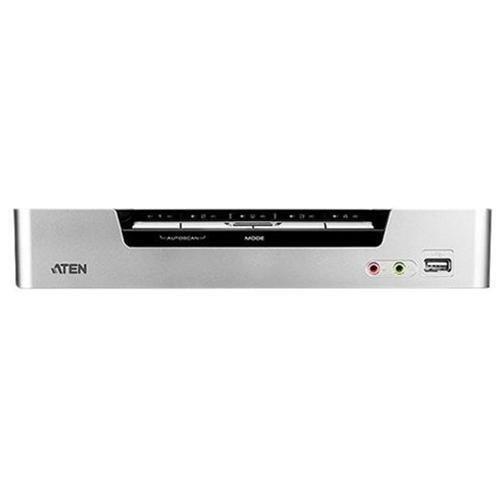 ATEN  CubiQ (CS1794) 4-Ports External KVM / audio switch USB