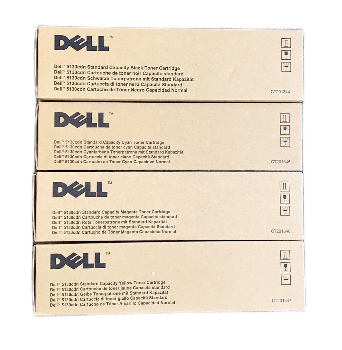 Genuine Toner DELL 5130cdn 5130cn / U157N X942N P615N R273N Cartridges