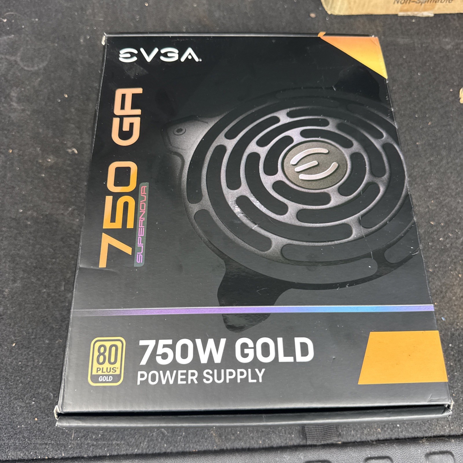 EVGA SuperNova 750 GA 80 Plus Gold 750W  Power Supply Complete In Box