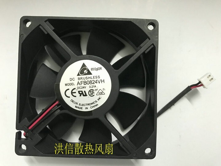 DELTA AFB0824VH 24V 0.21A 8025 8CM inverter cooling fan 2pin