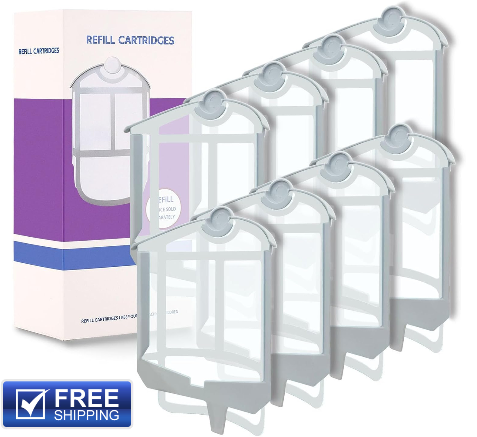 8 Pack Refill Cartridges for Indoor Light M364A & Max Plug in Flying Insect Trap