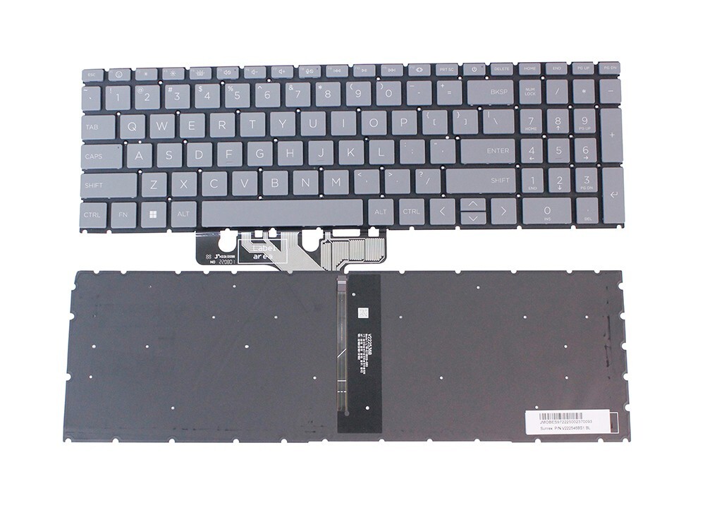 HP 15-fc0077od 15-fc0105cl 15-fc0001nr 15-fc0257nr 15-fc0046nr Backlit Keyboard