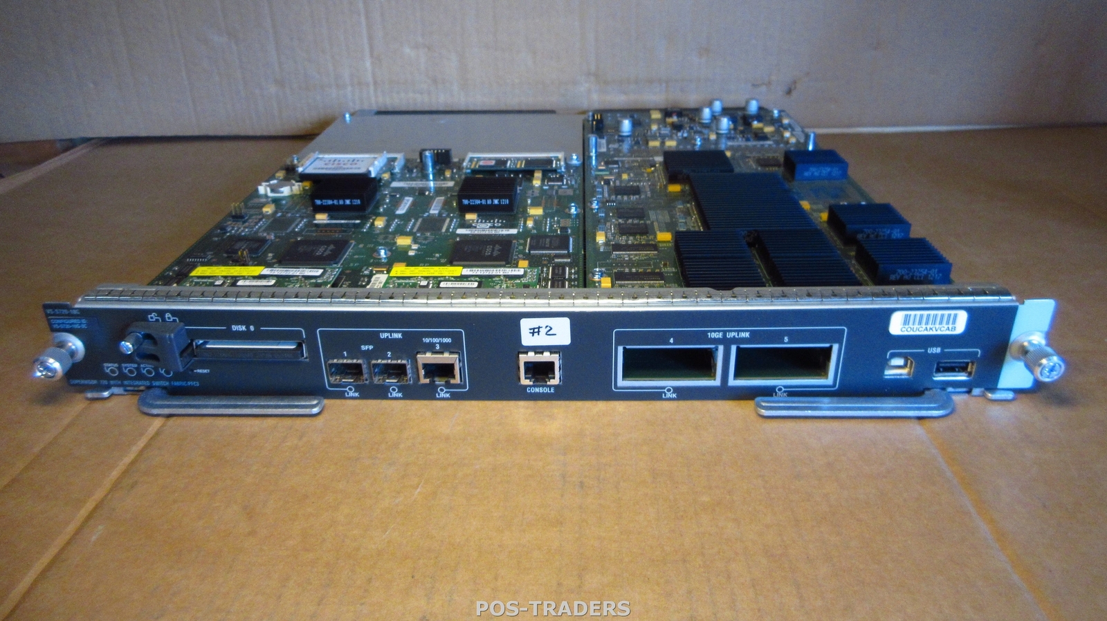 Cisco VS-S720-10G-3C VS-S720-10G V06 Supervisor Engine 720 FROM CISCO 6509-E V03