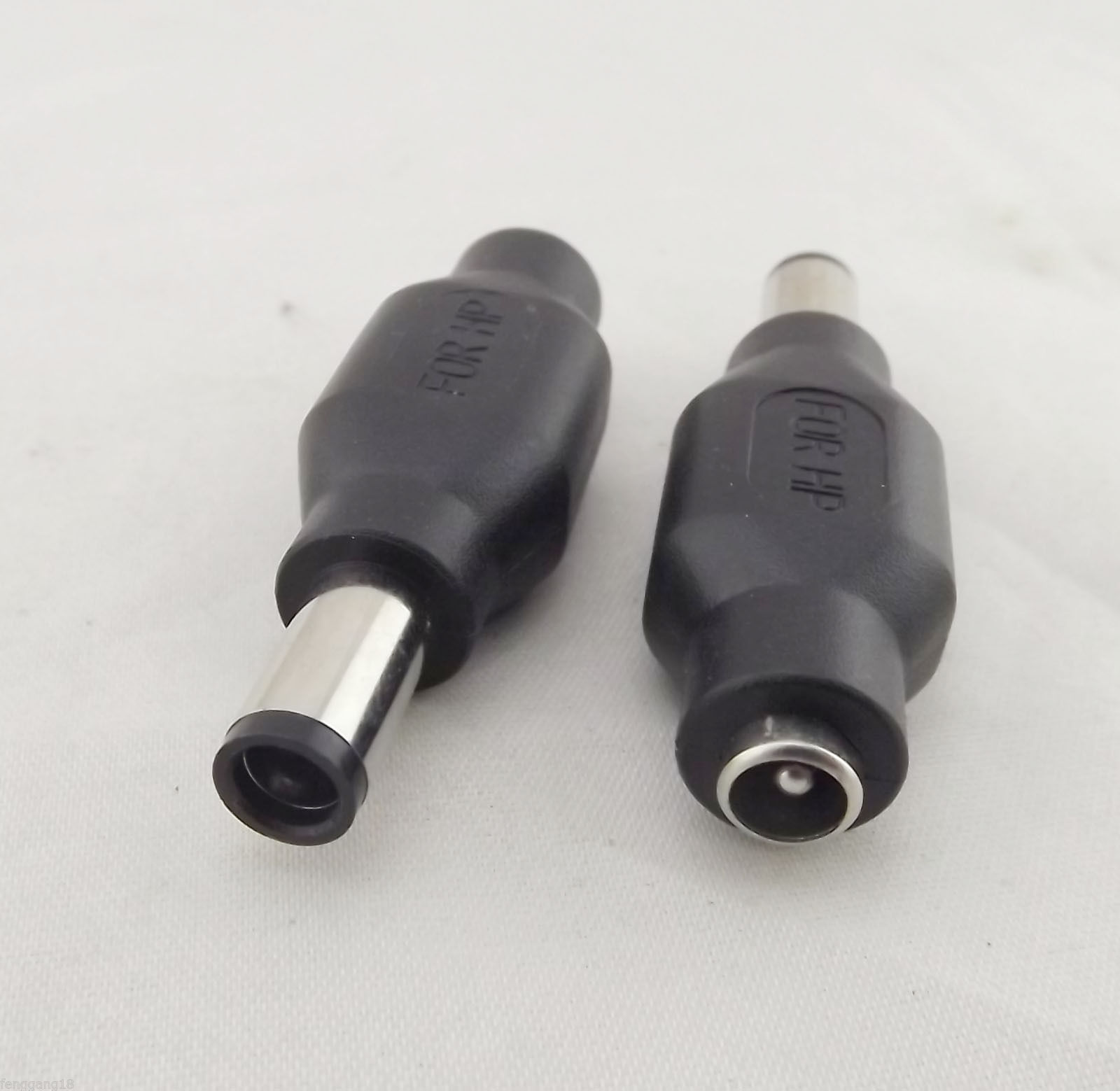 10x 5.5x2.1mm DC Female to 7.4x5.0mm Male Power Plug Tip for HP Notebook Adapter