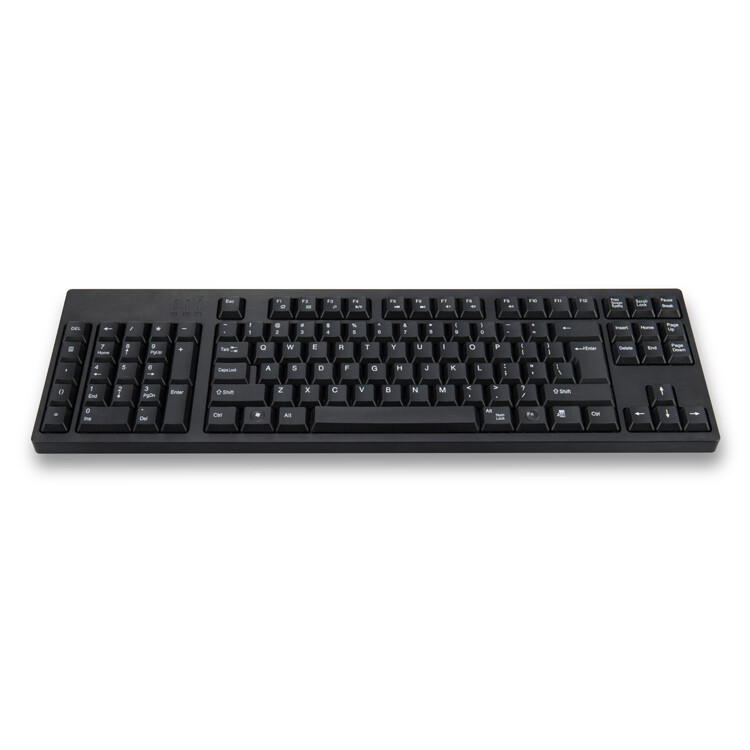 Wired Ergonomic Left-Handed Keyboard 109 Keys for Office Home Use