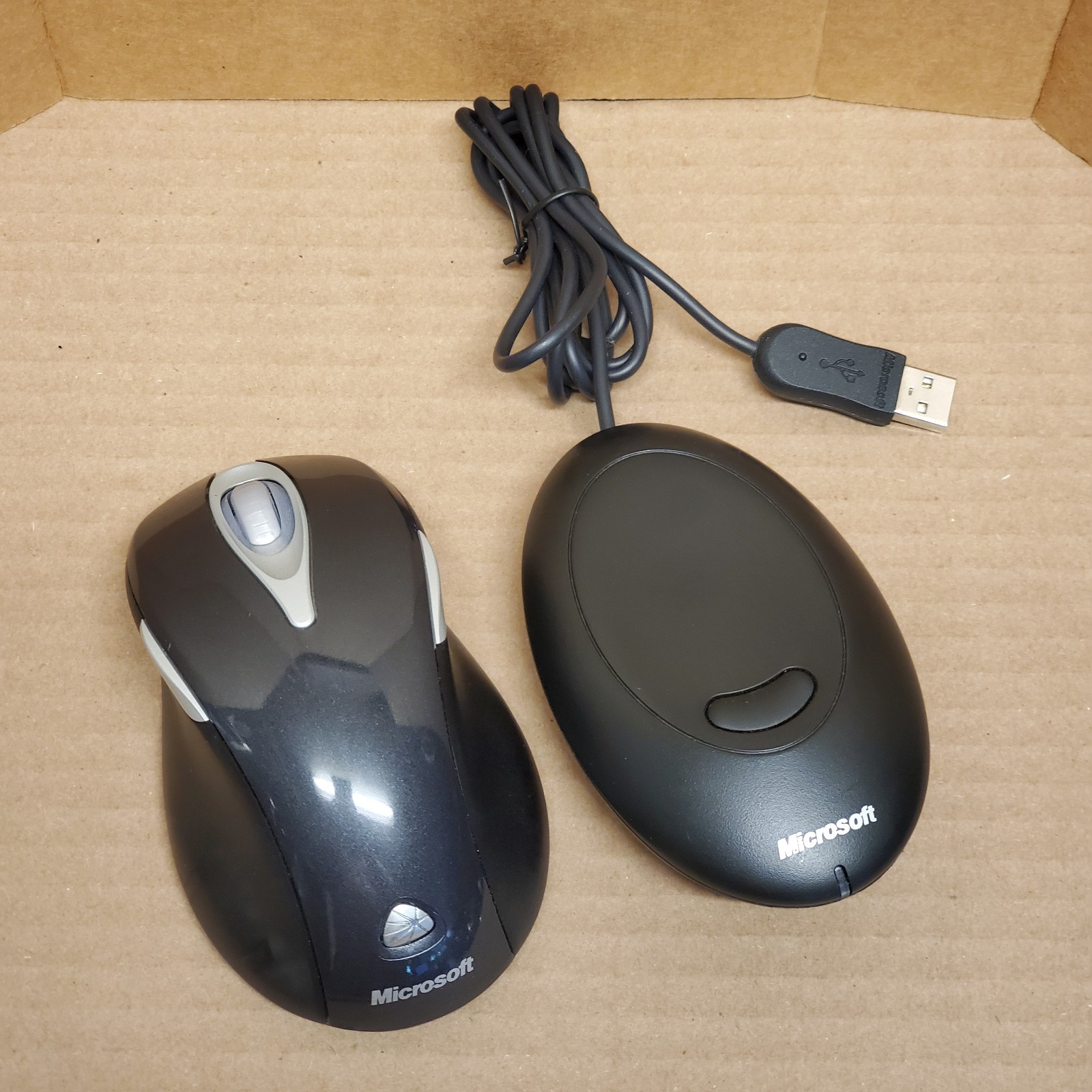 Microsoft Wireless Laser Mouse 5000 Model 1058 w/ Receiver v1.0 CLEAN & TESTED 