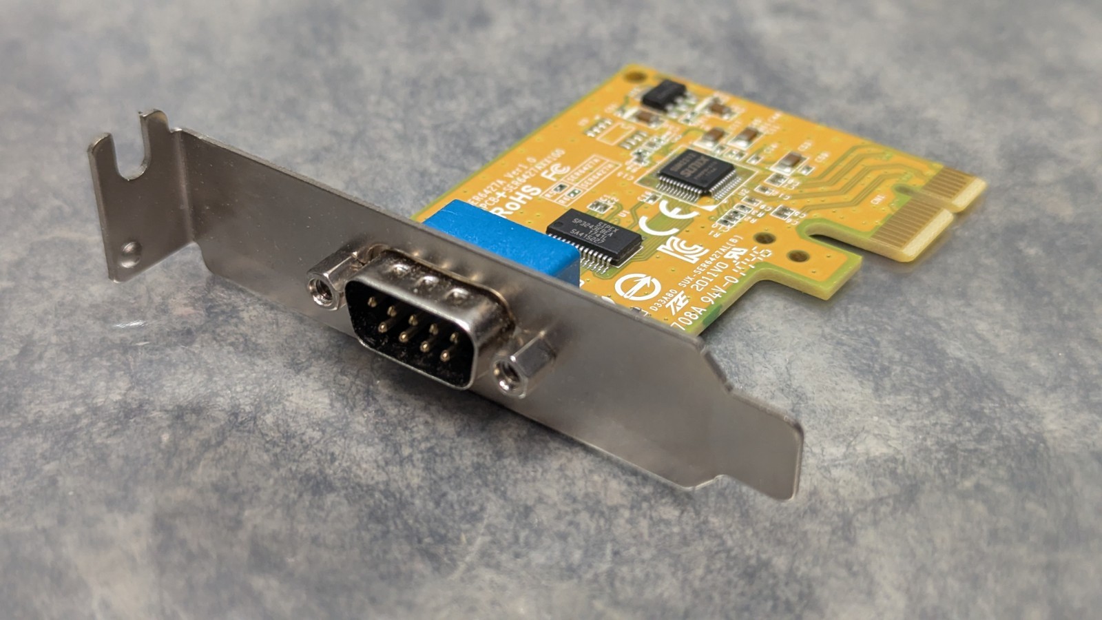 Dell 0NT0HM 1 Port Serial RS232 Desktop PCIe Card Low Profile NT0HM