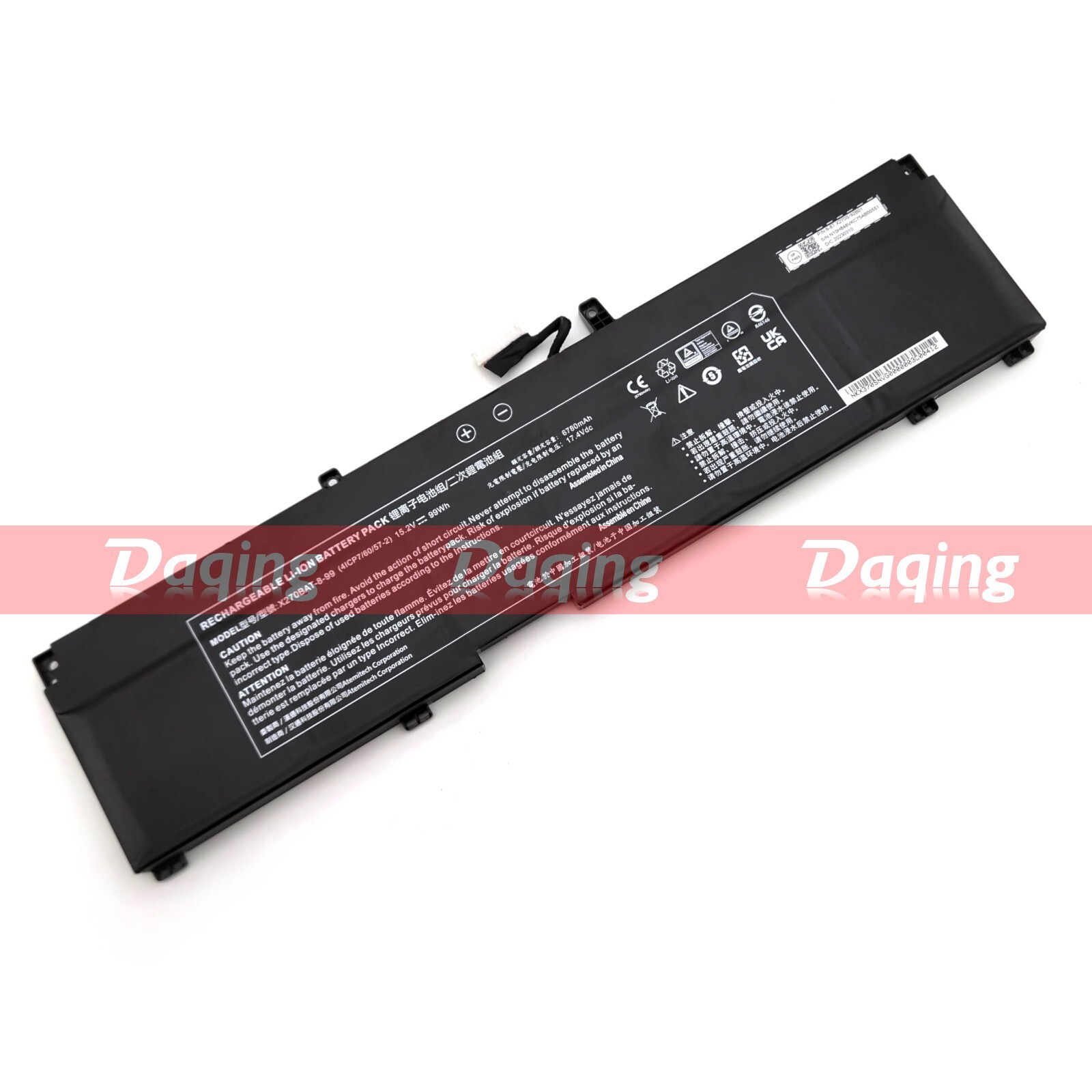 New Original X270BAT-8-99 OEM Battery for Eurocom Raptor X17 6-87-NH77S-42D00