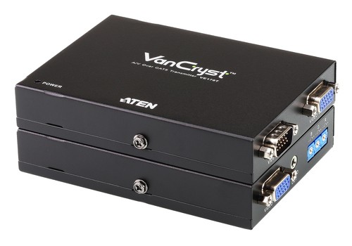 Aten-New-VE170Q _ ATEN VE170RQ+VE170T CAT5 VGA/AUDIO EXTENDER UP TO 10