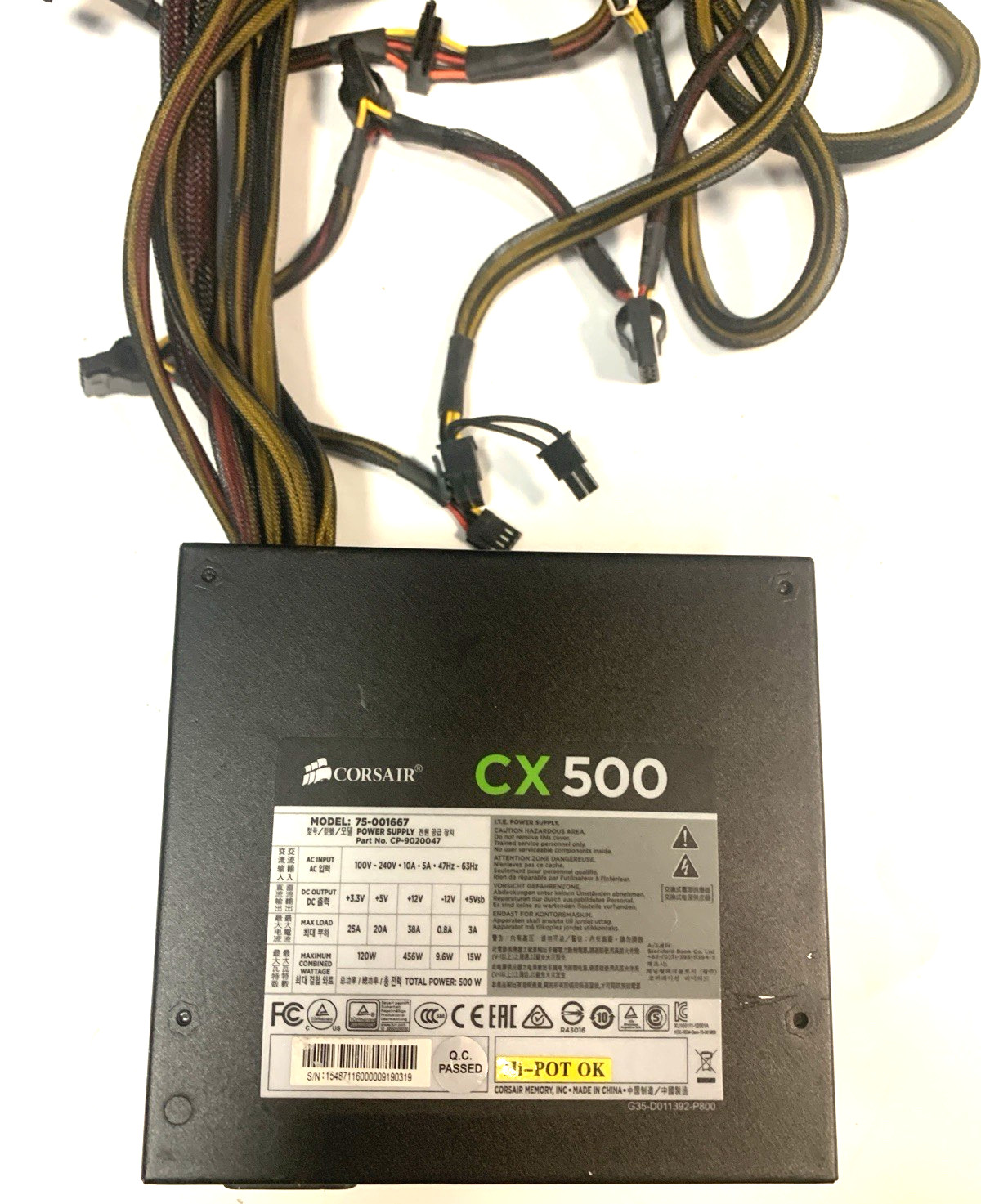 Corsair CX500 500Watt Desktop Power Supply