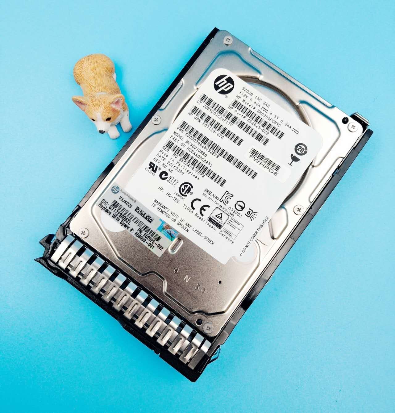 653960-001 652612-B21 507129-020 HPE 300GB 15K 6G 2.5" SAS HARD DRIVE MK3001GRRB