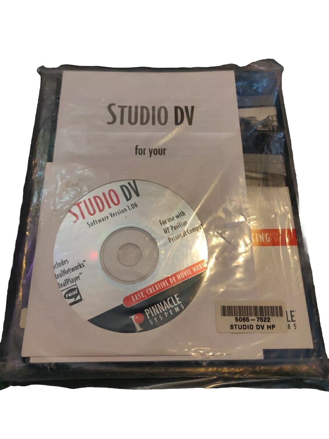Studio DV Version 1.06 Pinnacle Systems Movie Making VTG CD Software 2000