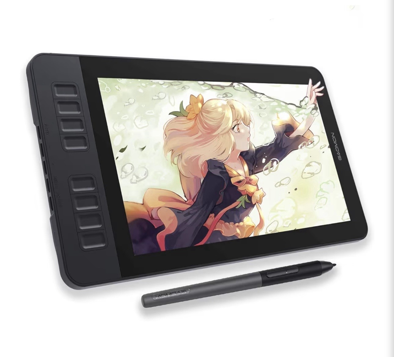 LN Gaomon Pen Tablet Black With Pen Ultra Thin Battery Free